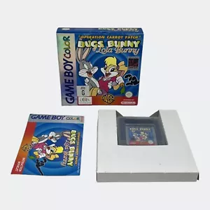 Bugs Bunny & Lola Bunny Operation Carrot Patch Game Boy Color Boxed - GBC Game - Picture 1 of 24