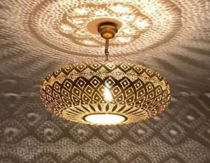 Lámpara marroquí, luz colgante marroquí, pantalla de lámpara marroquí, techo - Imagen 1 de 11