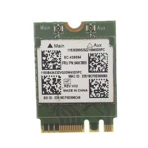 RTL8192EEBT BT4.0 Bluetooth Card 04W3804 04W3805 for Lenovo Thinkpad T540P T440P - Picture 1 of 4