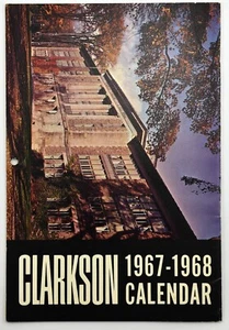 Calendario universitario Clarkson College of Technology 1967-1968 Potsdam NY Knights - Imagen 1 de 6