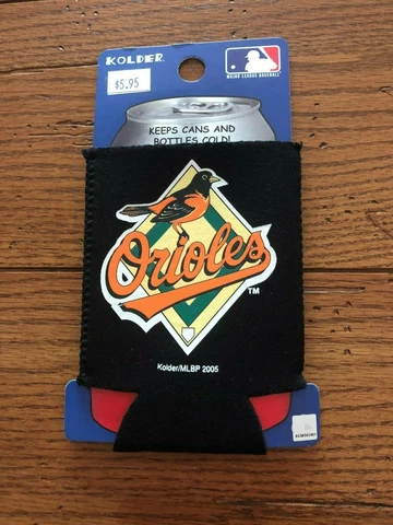 BALTIMORE ORIOLES Can and Bottle Kooler Collapsible Insulating Koozie by Kolder Cover