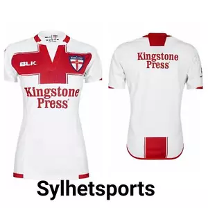 Autentica maglia BLK England Rugby League donna RFL replica home 2016/2017 - Foto 1 di 12