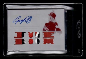 2015 Triple Threads Garrett Richards Auto Relic White Whale Black Plate 1/1 - Picture 1 of 2