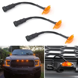 3X Bumper Grille LED Light Grill For Ford F-150 F150 2015 - 2019 Raptor Style AU - Picture 1 of 9