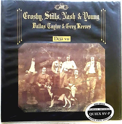 Crosby Stills Nash Young • Deja Vu  Classic Records 200gm Quiex SV-P Vinyl SS M - Imagem 1 de 4