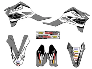 Kit de gráficos Senge gris 2020-2023 KLX 300 R 13 FLY compatible con Kawasaki - Imagen 1 de 10