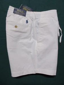 POLO RALPH LAUREN Men's White Stretch Twill Prepster Chino Shorts 710907661004 - Picture 1 of 22