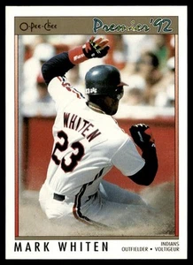 1992 O-Pee-Chee Premier Mark Whiten Cleveland Indians #178 - Picture 1 of 2