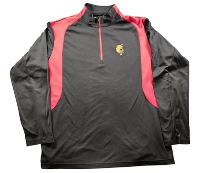 Camisa Pullover Ferris State Bulldogs Para Hombres XL NCAA Baloncesto Cuarto Cremallera Foto 1 de 4