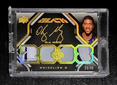 2008 UD Black Oj Mayo Gold Parallel Quad Patch Auto RC RPA 30 pcs only Rare! - Image 1 of 2