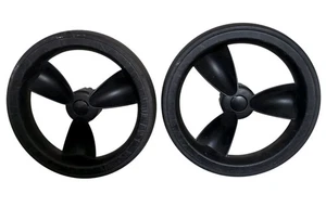 Icandy Peach 5 Rear Wheel X 2 Black Please Read  - Picture 1 of 6