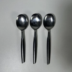 ELDAN ELD2 Wood & Stainless Steel Japan 5.5” Sugar Spoons SET of 3 - Picture 1 of 7
