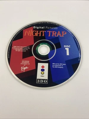 Night Trap Panasonic 3DO 2 Disc Box Digital Pictures Open Complete - Image 1 of 4