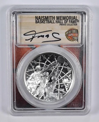 PR70 2020-P TRACY MCGRADY SIGNED Basketball HOF Commemorative Dollar PCGS *4881 - Image 1 of 4