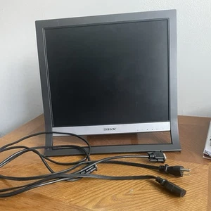 Vintage Sony SDM-HS75/B 17" LCD Monitor Black TESTED - Picture 1 of 7