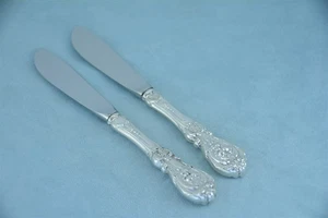 2 Reed & Barton Francis I Sterling Silver 7" HH Master Butter Knife No Monogram - Picture 1 of 7