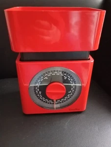 KÜCHENWAAGE TERRAILLON rot VINTAGE 70 MECHANISCH HAUSHALT 5kg - Bild 1 von 12
