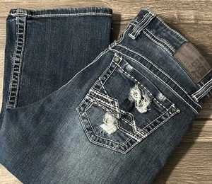 Jeans BKE Harper bootcut elasticizzato vita media lavaggio medio TG 29x31,5 (30x31) - Foto 1 di 11