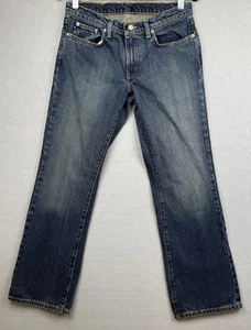 Polo Ralph Lauren Kelly Jeans Damen Größe 8 Blau Dunkle Waschung Bootcut Vintage 90er - Bild 1 von 12