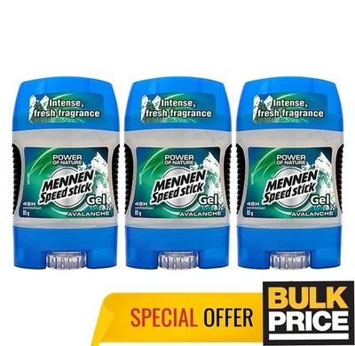 Mennen Speed Stick Avalanche Fresh Gel Desodorante 48H Protección contra el Olor del Sudor Paquete de 3 Foto 1 de 4