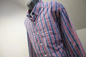 Chaps Ralph Lauren Dress Shirt Plaid Easy Care Mens Size 3XB 3XL Big - Picture 1 of 10