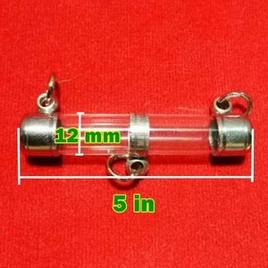 4 pezzi amuleto tailandese fatto a mano artigianato Takrud Takrut tubo involucro, telaio custodia 2 ganci - Foto 1 di 2