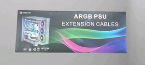 ARGB Power Supply Extension Cable RGB Flow ATX 24Pin 12vhpwr - Picture 1 of 4