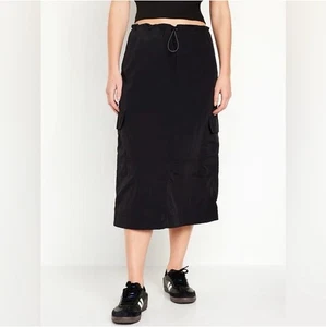 Old Navy Utility Skirt Tall Medium Black - Picture 1 of 2