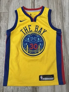 Stephen Curry The Bay Chinese New Year Golden State Warriors Jersey Youth S - Picture 1 of 6