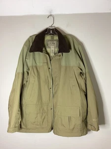 LL Bean Mens Large Upland Hunting Jacket Gore Tex Game Pouch Ammo Storage Rain - Picture 1 of 17