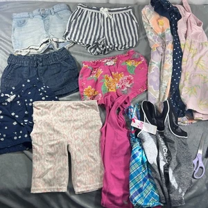 Sommer Bekleidungspaket Mädchen Größe 5  - Bild 1 von 15