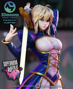 Saber - Fate Stay Night | Painted Preorder / Unpainted Options - Picture 1 of 21