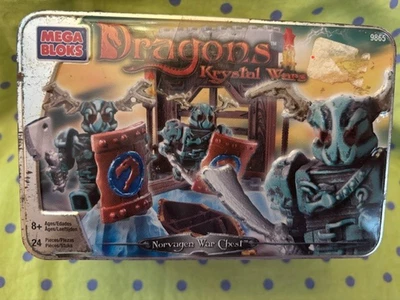 Mega Bloks Драконы 9867 Кристаллические войны ~ Норваген войны сундук - новый запечатанный сумки - Изображение 1 из 2
