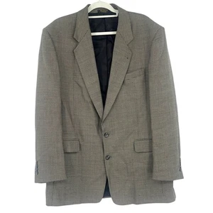 GianFranco Ruffini Wool Glen Check Mens Blazer 44L Preppy Old Money Heritage Ivy - Picture 1 of 13