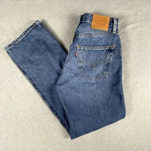 Levis Premium 501 90’s Jeans Womens 26x30 Blue Straight Button Fly Cotton Denim - Picture 1 of 10