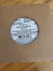 Bath And Body Works Fresh Bamboo White Barn 3 Wick Candle NIB - Picture 1 of 3