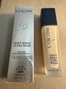 Lancome Teint Idole Ultra Wear Foundation SPF 25 200N NIB 30ml 1.0 oz Exp 09/24 - Picture 1 of 2