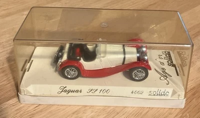 Jaguar SS100 Cabriolet 1938 diecast Solido #4002 1980 Foto 1 de 4