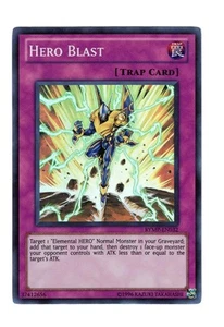Yugioh- 1X Hero Blast - Super Rare - Unlimited - RYMP-EN032 - Near Mint - Imagen 1 de 2