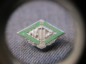 Cool, rare, vintage sterling silver American Tea Company 5 year service pin IL - Picture 1 of 6