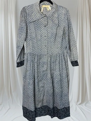 Vestido Marimekko de Colección Años 50 Original Etiqueta DR Defectos Para Mujer Talla M 40”/32” Antiguo Foto 1 de 4