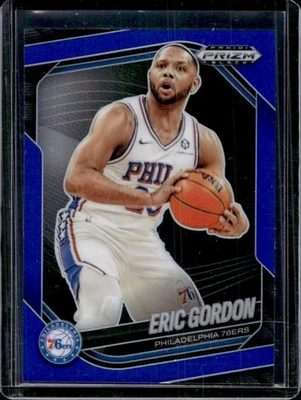 Prizm 2024-25 negro Eric Gordon azul Prizm #62/199 76ers Foto 1 de 2