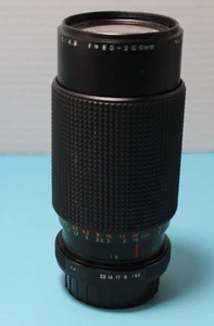Vintage 80–200mm f/4.5 Zoom Lens PK Mount Telephoto w/ Pouch - Picture 1 of 8