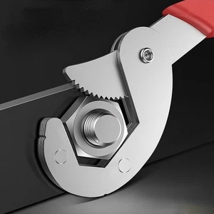 Movable Portable Adjustable Ratchet Wrench Pipe Wrench Hand Tool Spanner - Picture 1 of 12