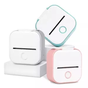 Mini Printer Phomemo T02 Sticker Bluetooth Wireless Thermal Bundle SET Portable - Picture 1 of 18