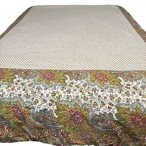 Pottery Barn Salinas Full/Queen Duvet Cover Floral Botanical French Provencal - Picture 1 of 15