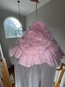 Pottery Barn Oversized Princess Bed Canopy, pink, original - Read - Picture 1 of 6