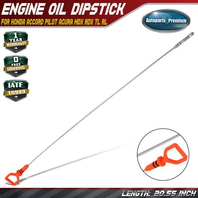 Engine Oil Dipstick for Honda Accord Pilot Odyssey Crosstour Ridgeline Acura MDX - Image 1 of 4