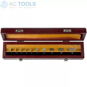 Mitutoyo Gauge Block Set 10 Piece Metric 1mm - 25mm (Grade 0) 516-103-10 Genuine - Picture 1 of 3