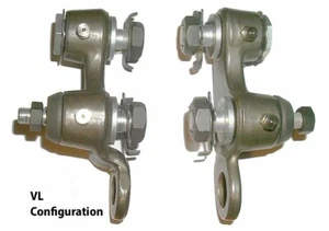 Springer Fork ROCKERS Early 'NO BOSS' Style for 1930 - 1937 Harley VL Knuckle UL - Picture 1 of 8